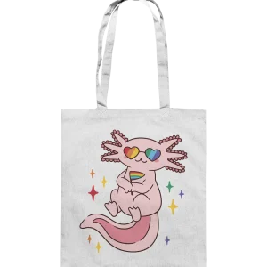 Big Pride Axolotl - Baumwolltasche